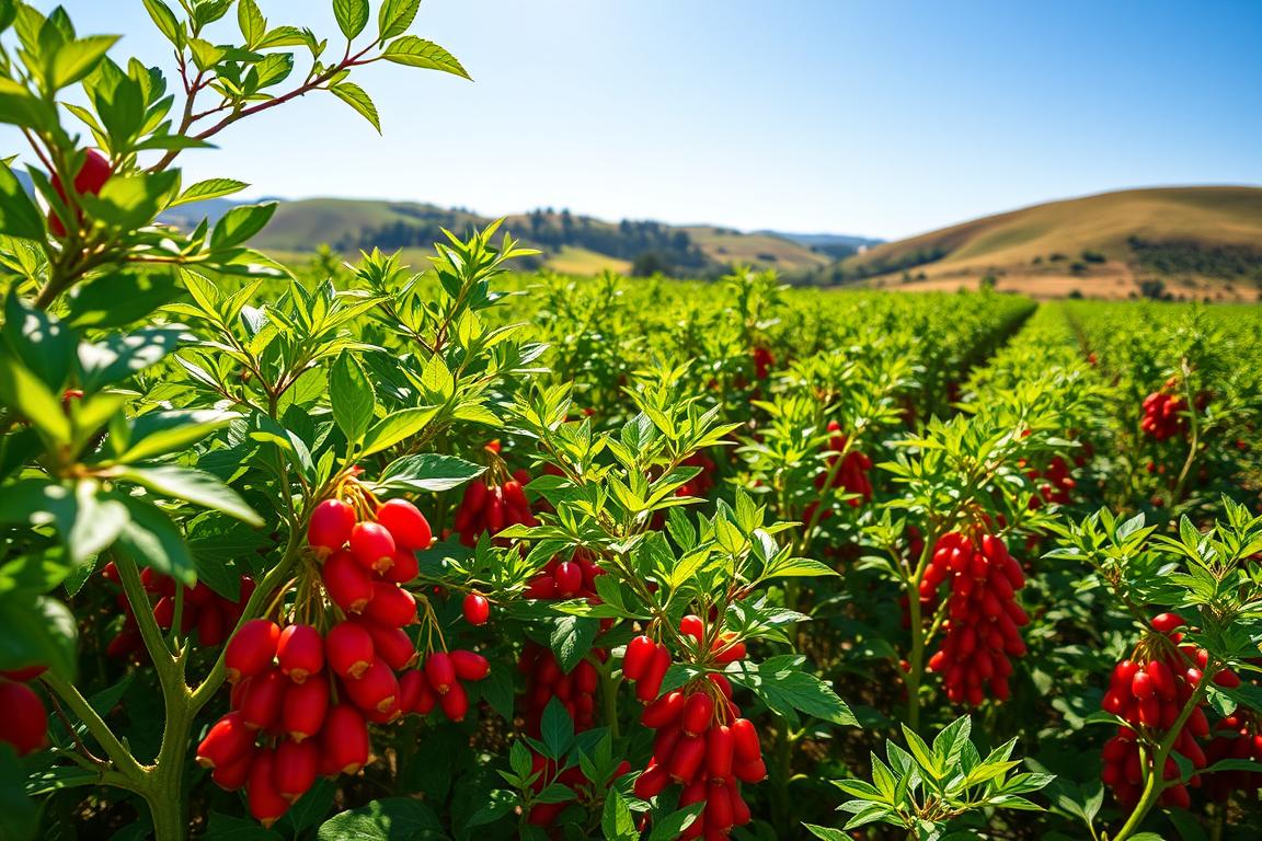 Anbau von Goji-Beeren