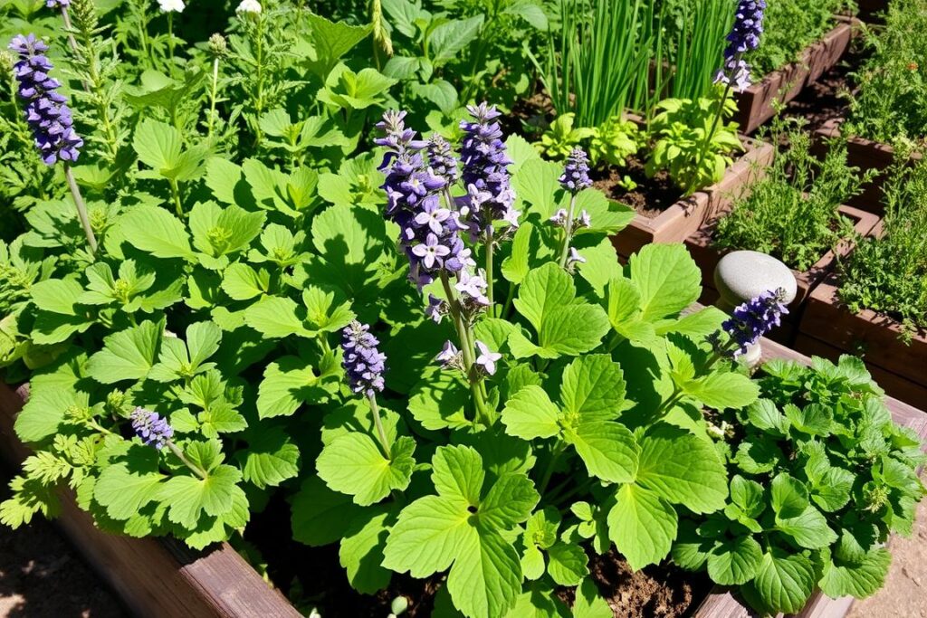 Eisenkraut im Kräutergarten