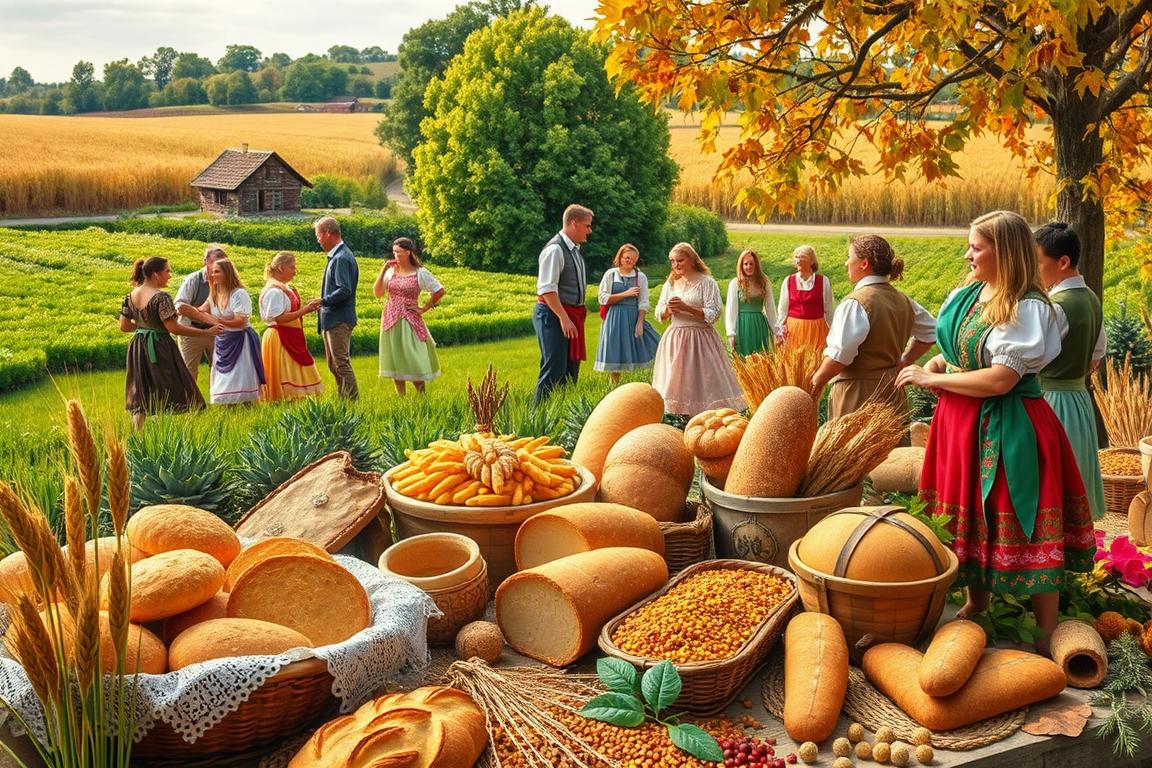 Regionale Lammas Bräuche