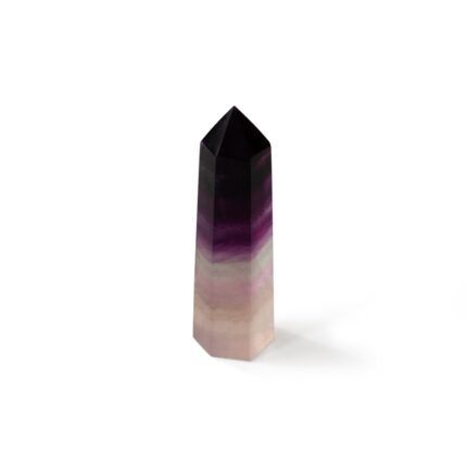 Fluorit Obelisk (lila/pink)